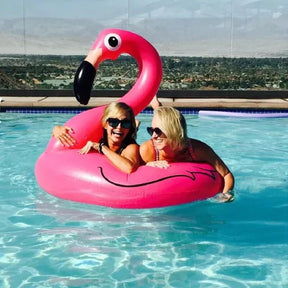 Boia Inflável Flamingo Gigante Piscina - Verão