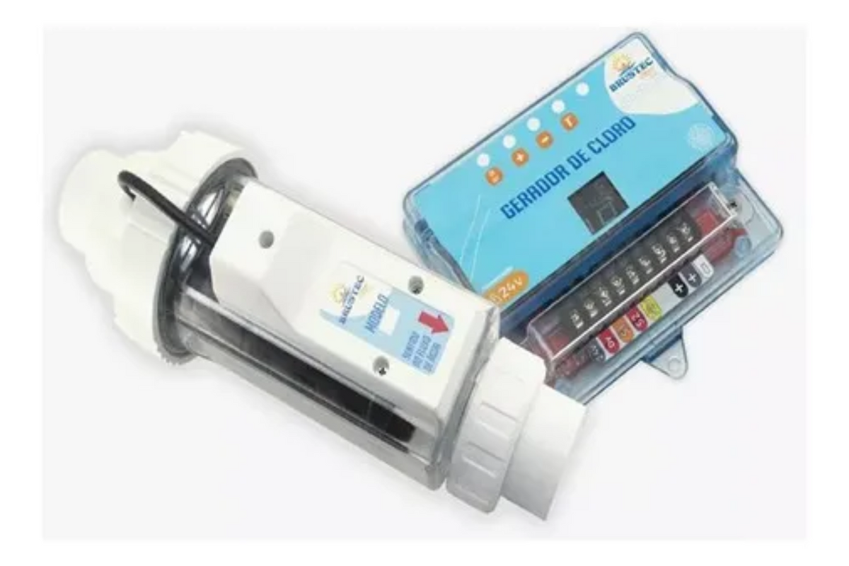 Gerador de Cloro Base de Sal Brustec Br-03 Piscina