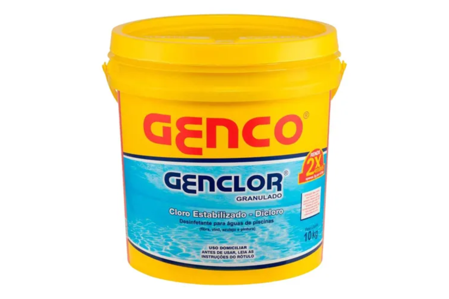 Cloro Granulado Genco 10kg Genclor Piscina Limpeza