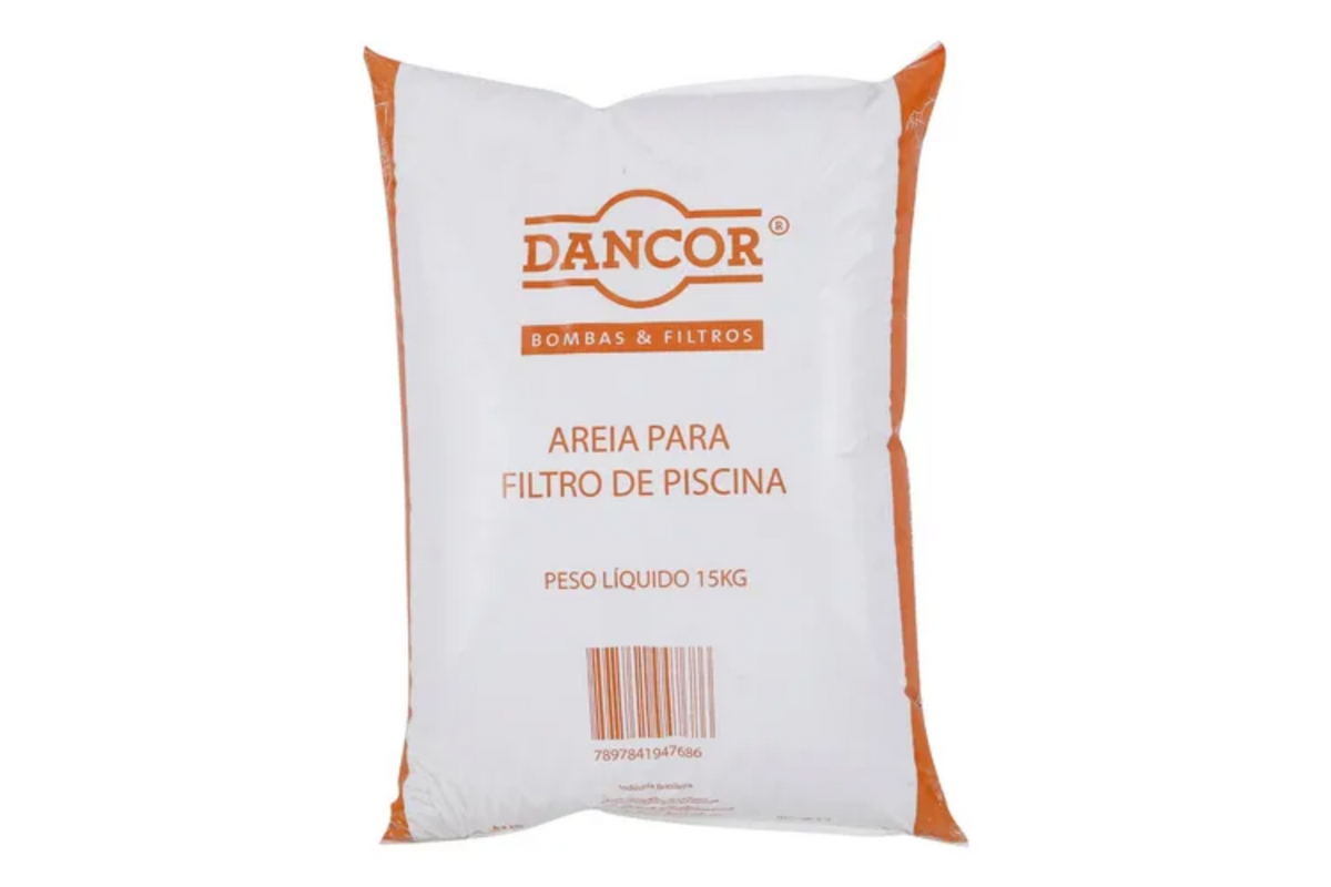 Areia Dancor Filtro Piscina 15kg