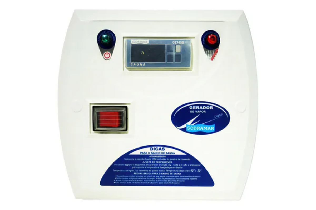 Quadro de Comando Gerador de Vapor Compact Line Sodramar Digital 220v