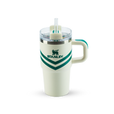 Copo Quencher Com Alça Cream Chevron Stanley | 591ml