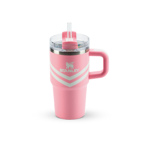 Copo Quencher Com Alça Plumeria Chevron Stanley | 591ml