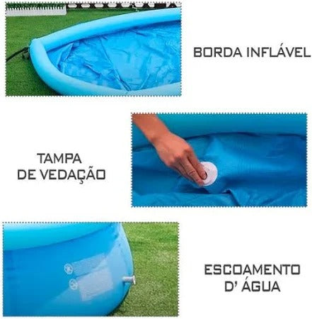 Piscina Inflável Redonda 1000L