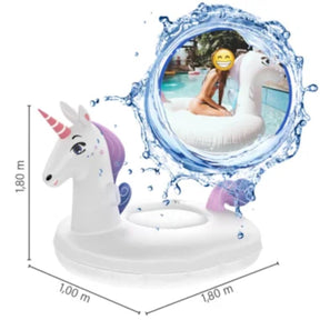 Boia Inflável Gigante Floatie Kings Piscina 1,80m - Unicórnio